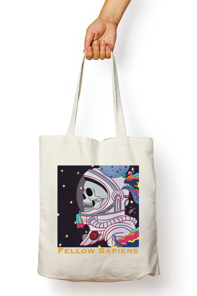 Skelenaut Zipper Tote Bag
