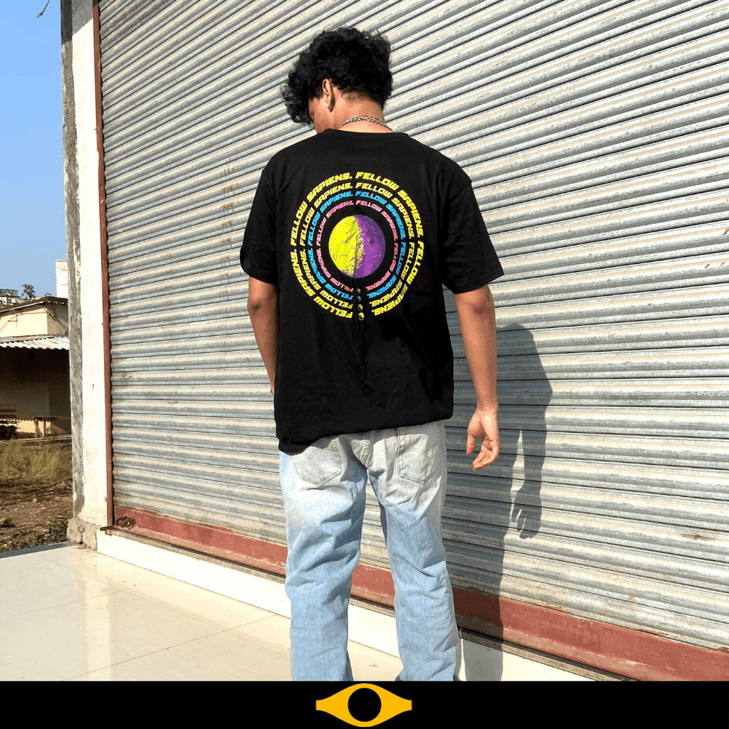 Fellow Sapiens Around The Moon T-Shirt